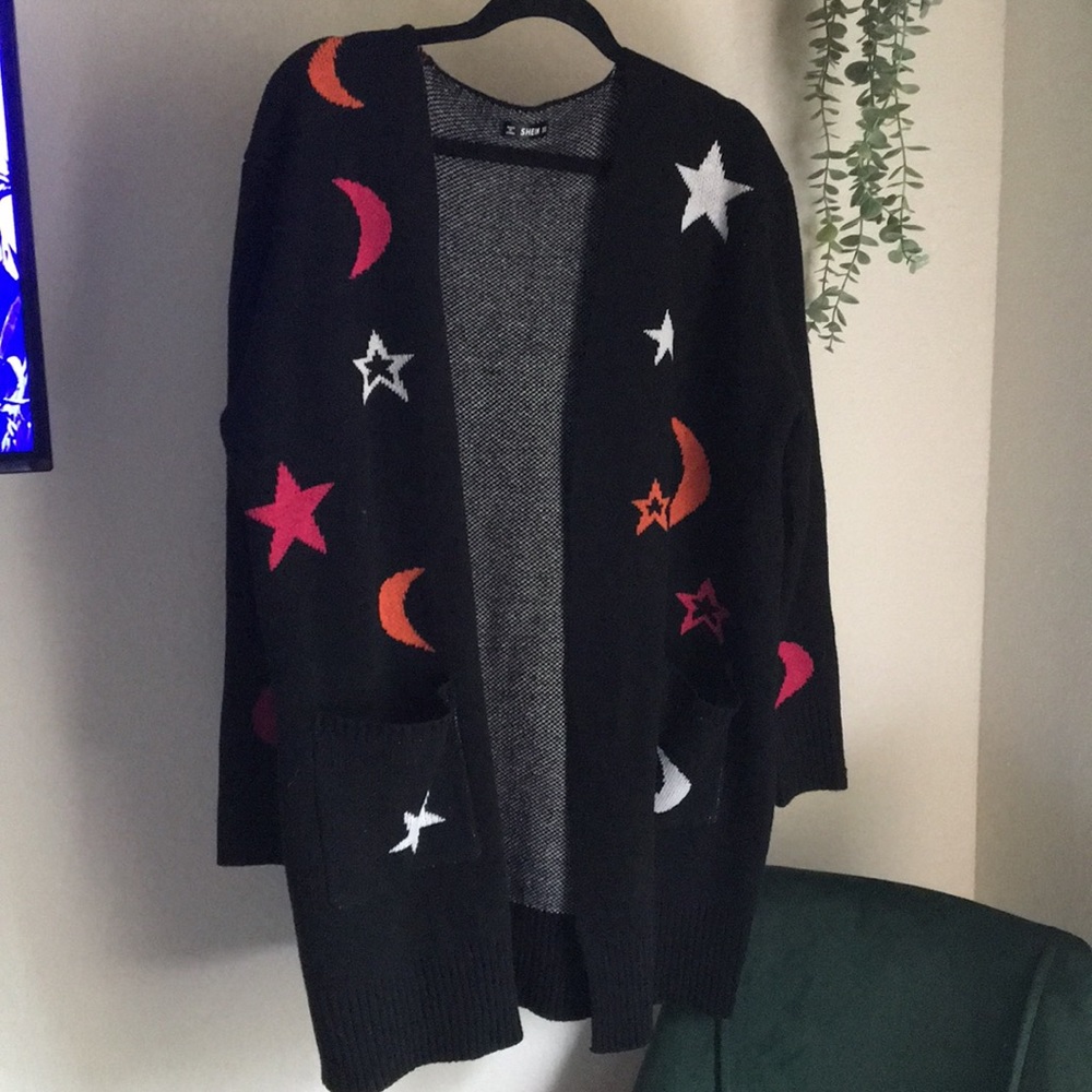 Witchy Moon & Stars Cardigan